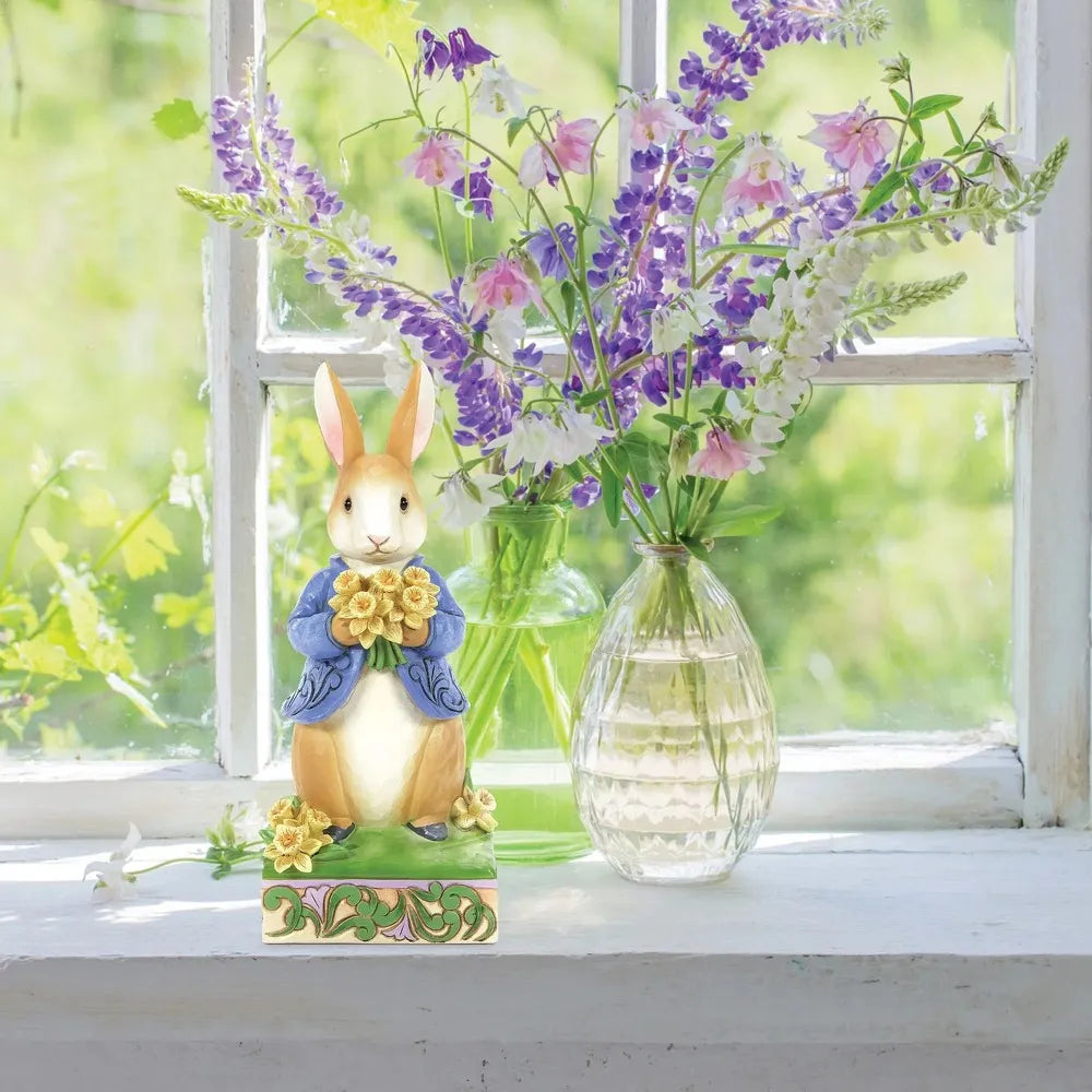 Beatrix Potter by Jim Shore - Peter Rabbit With Daffodils
