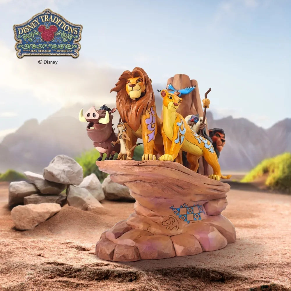 Jim Shore Disney Traditions - The Lion King - Pride Rock Carved In Stone