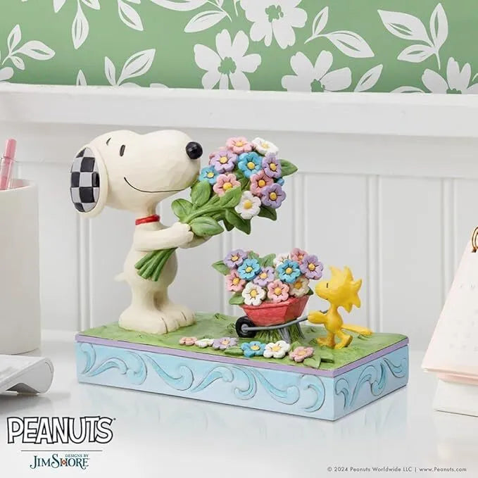 Peanuts by Jim Shore - Snoopy & Woodstock Flowers