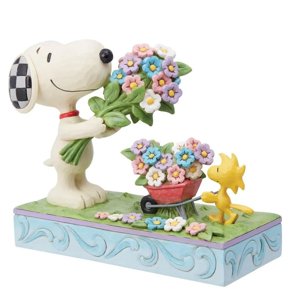 Peanuts by Jim Shore - Snoopy & Woodstock Flowers