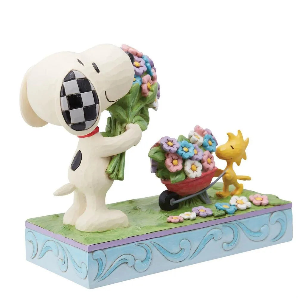 Peanuts by Jim Shore - Snoopy & Woodstock Flowers