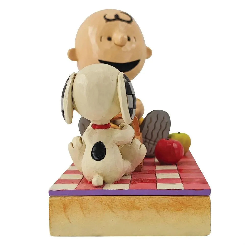Peanuts by Jim Shore - Snoopy Woodstock & Charlie Picnic