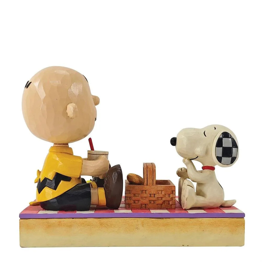 Peanuts by Jim Shore - Snoopy Woodstock & Charlie Picnic
