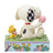 Peanuts by Jim Shore - Snoopy & Woodstock Eating Icecream