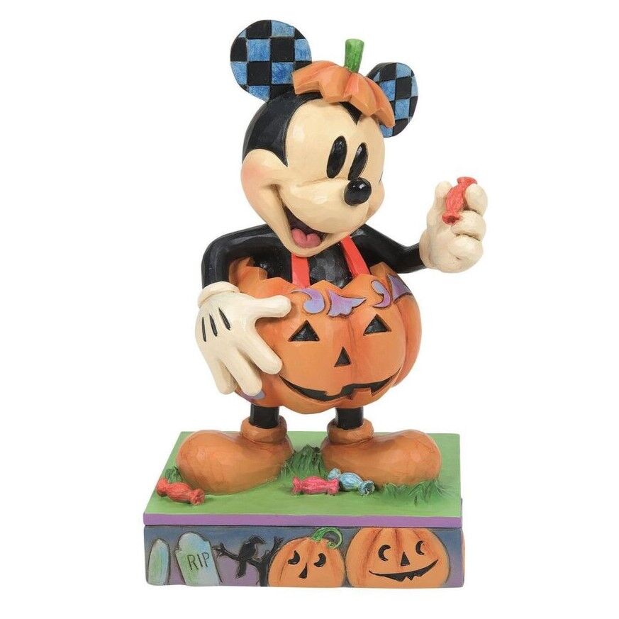 Jim Shore Disney Traditions - Mickey Pumpkin Costume