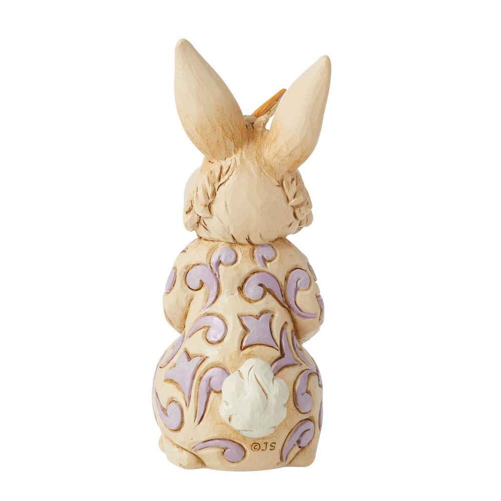 Jim Shore Heartwood Creek - Easter Bunny with Butterfly Mini Figurine