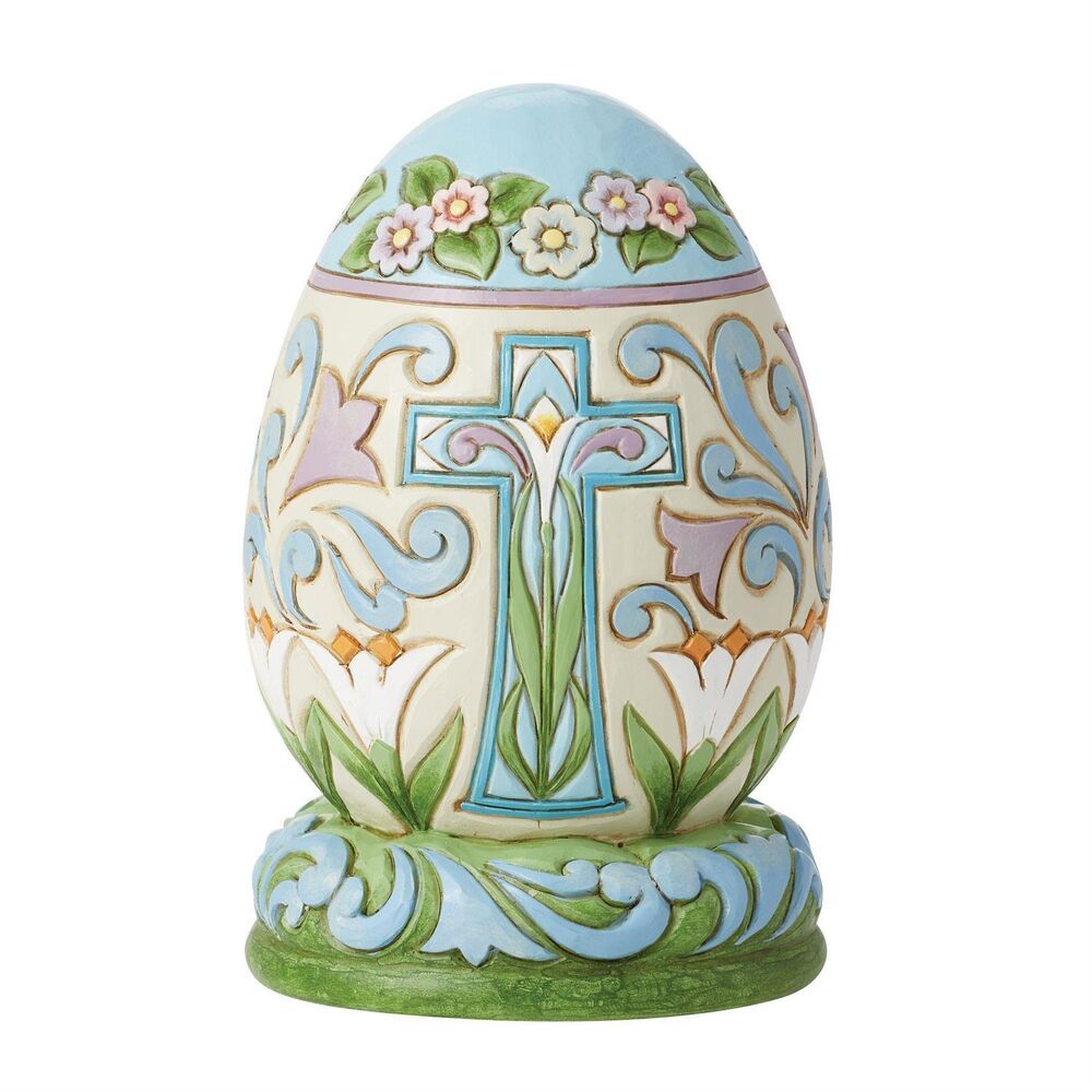 Jim Shore Heartwood Creek - He Is Risen Easter Egg
