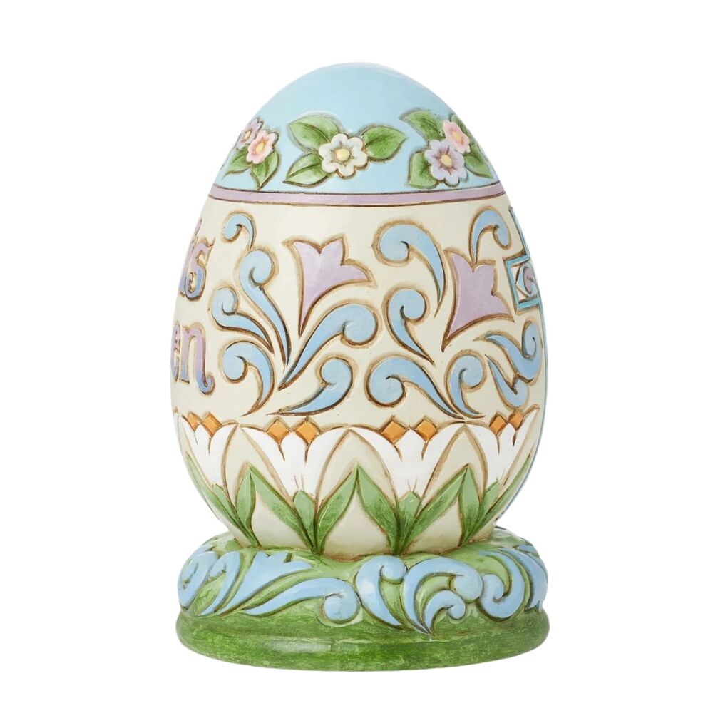 Jim Shore Heartwood Creek - He Is Risen Easter Egg