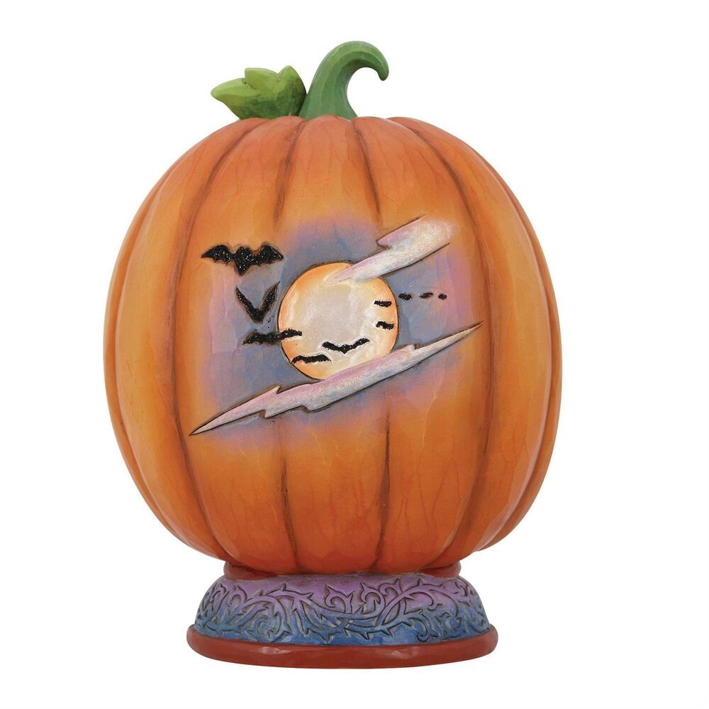 Jim Shore Heartwood Creek Halloween - Witch LED Diorama Pumpkin