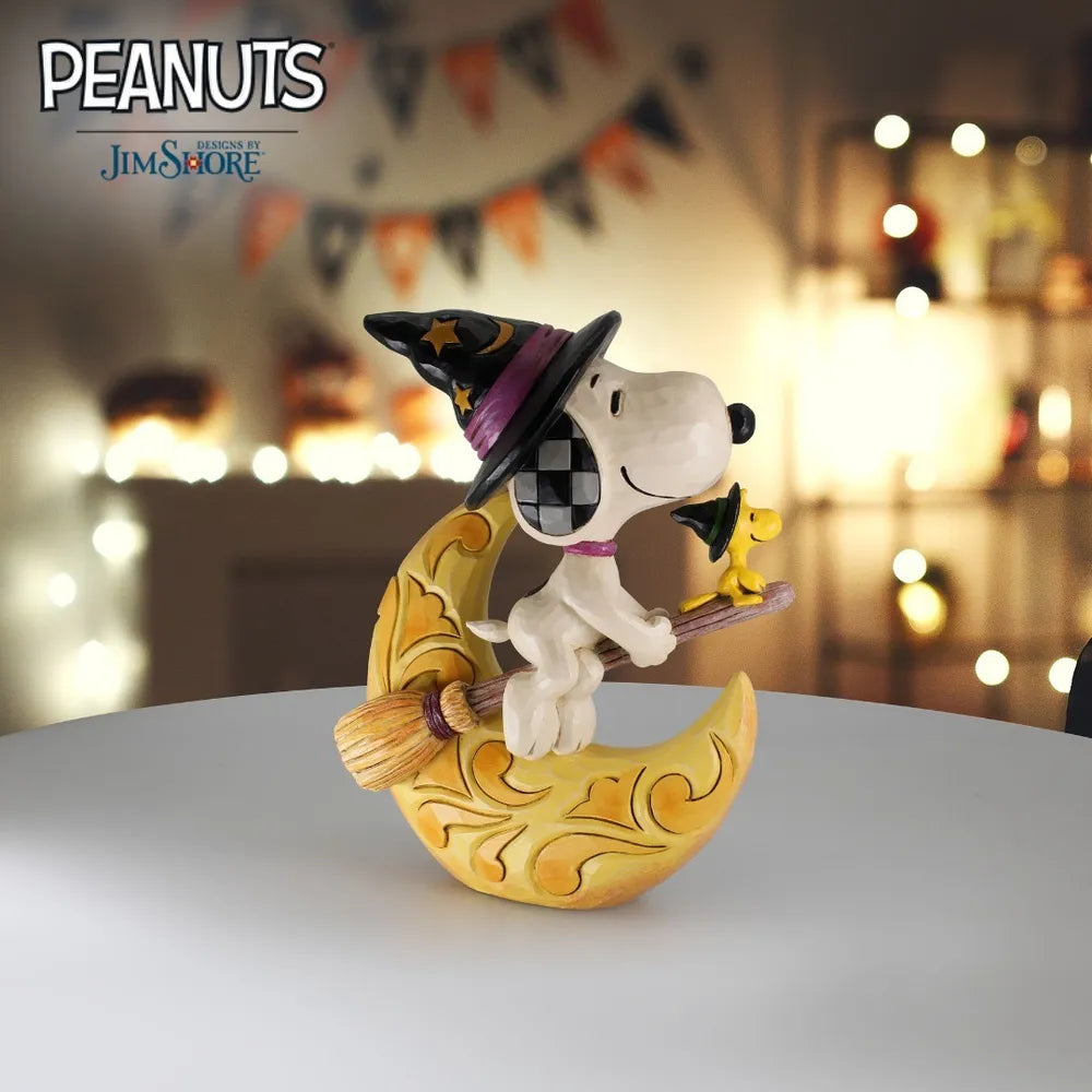 Peanuts by Jim Shore - Snoopy Witch with Moon