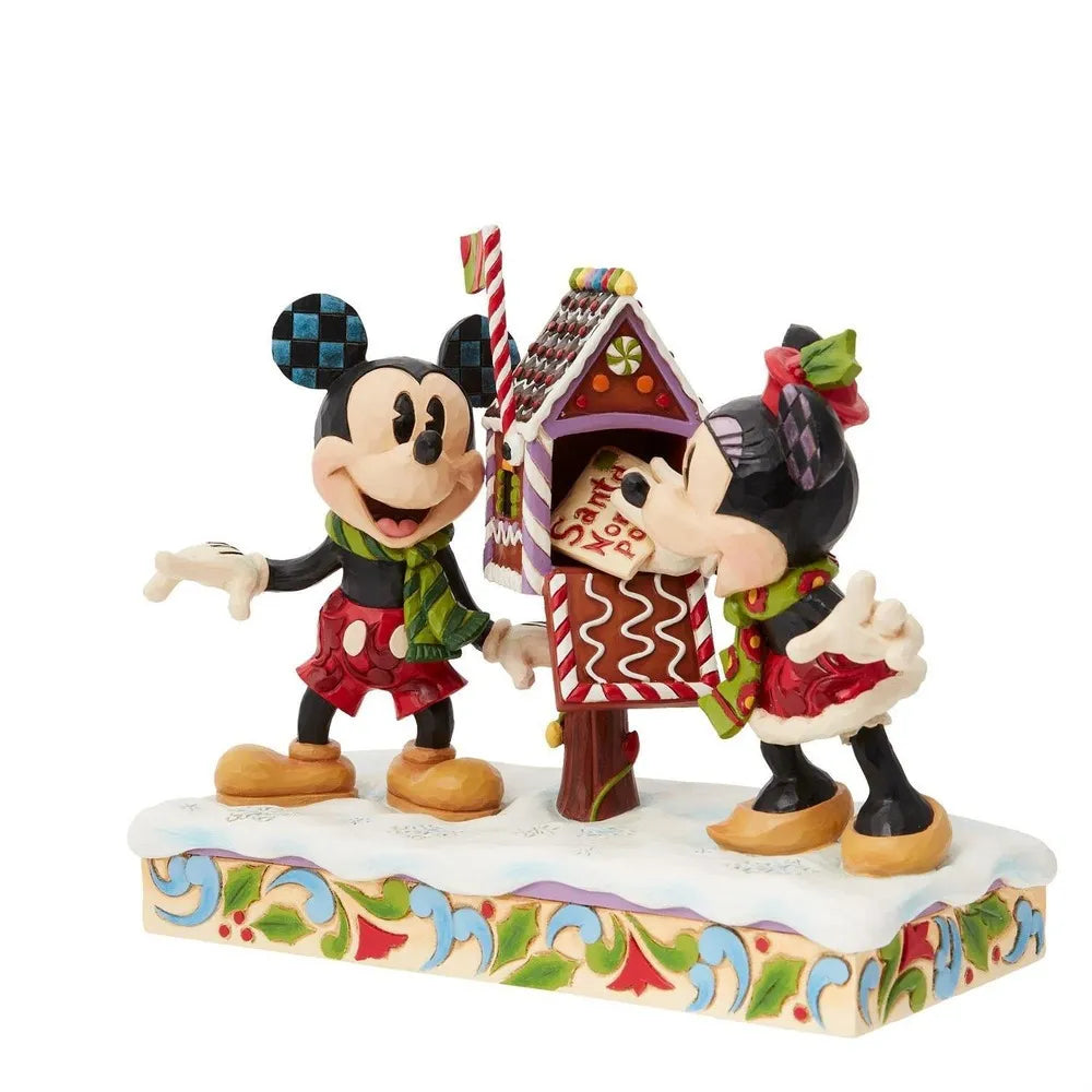 Jim Shore Disney Traditions - Mickey & Minnie Letters To Santa - First Edition (Signed by Jim Shore)