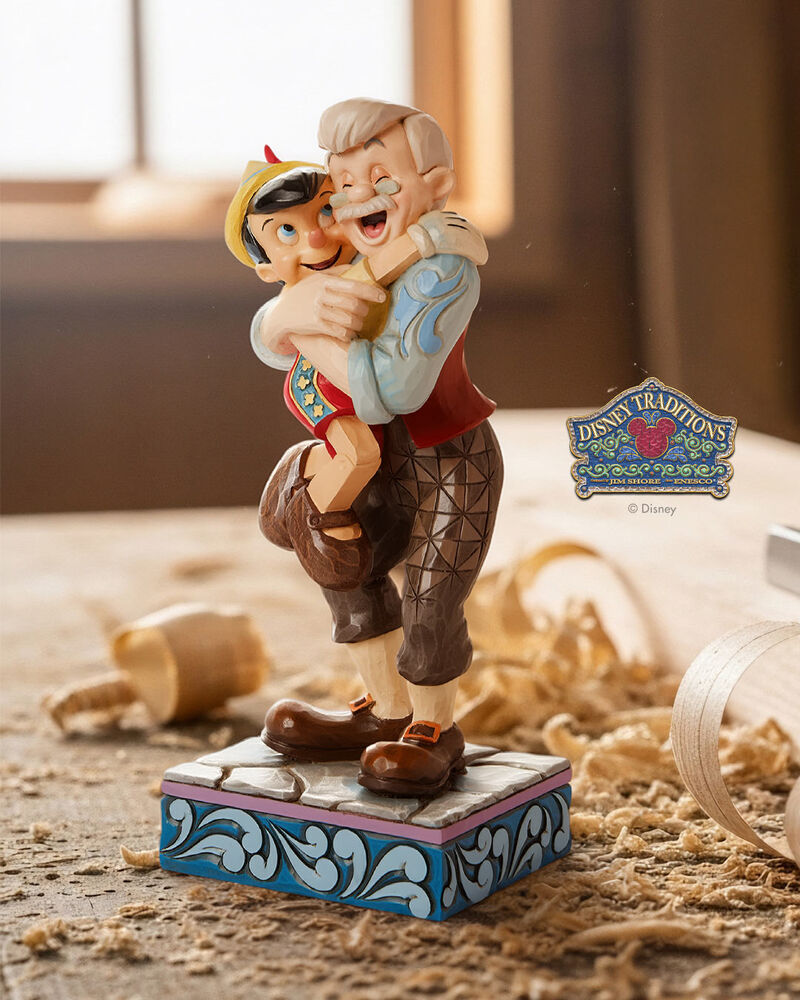 Jim Shore Disney Traditions - Gepetto & Pinocchio