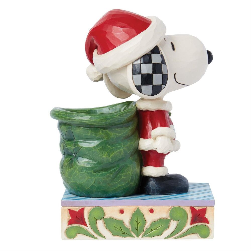 Peanuts by Jim Shore - Santa Snoopy & Elf Woodstock