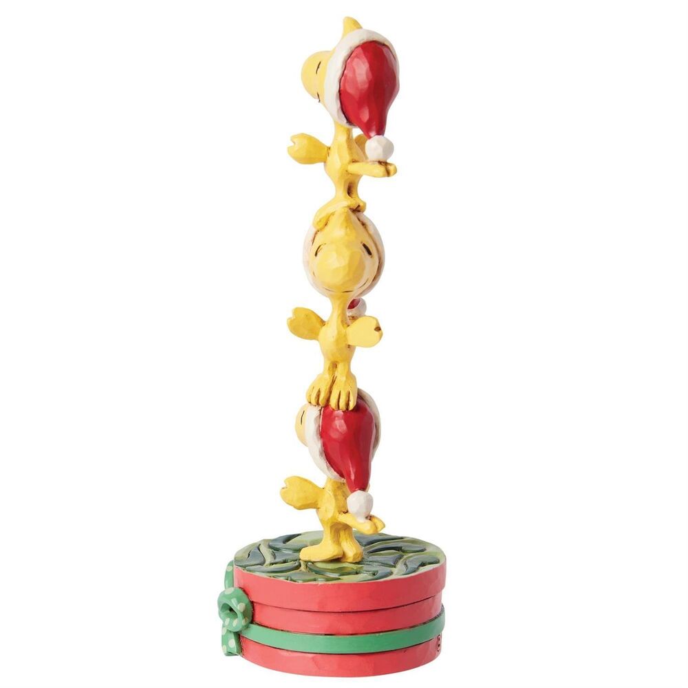 Peanuts by Jim Shore - Stacked Woodstocks Mini Figurine