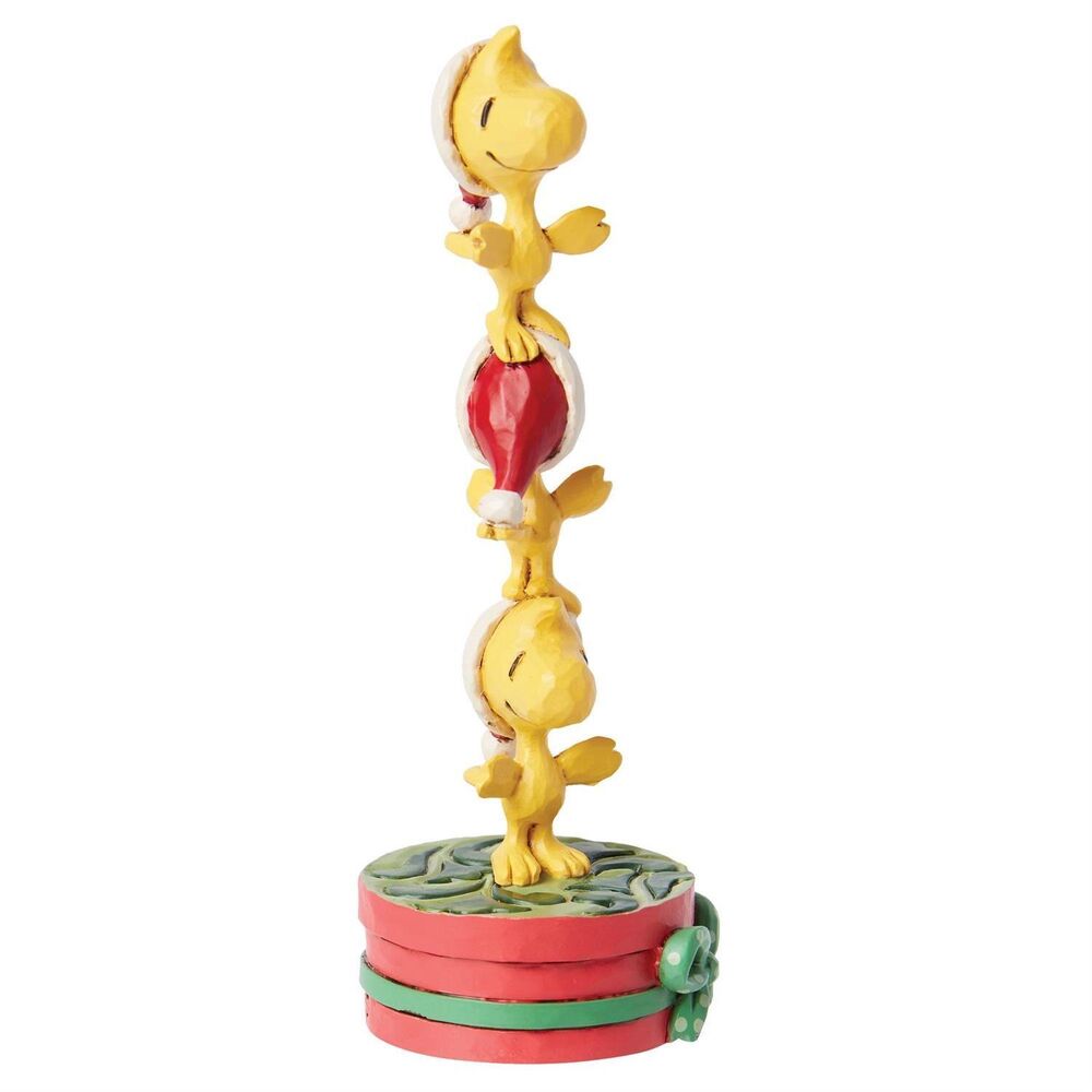 Peanuts by Jim Shore - Stacked Woodstocks Mini Figurine