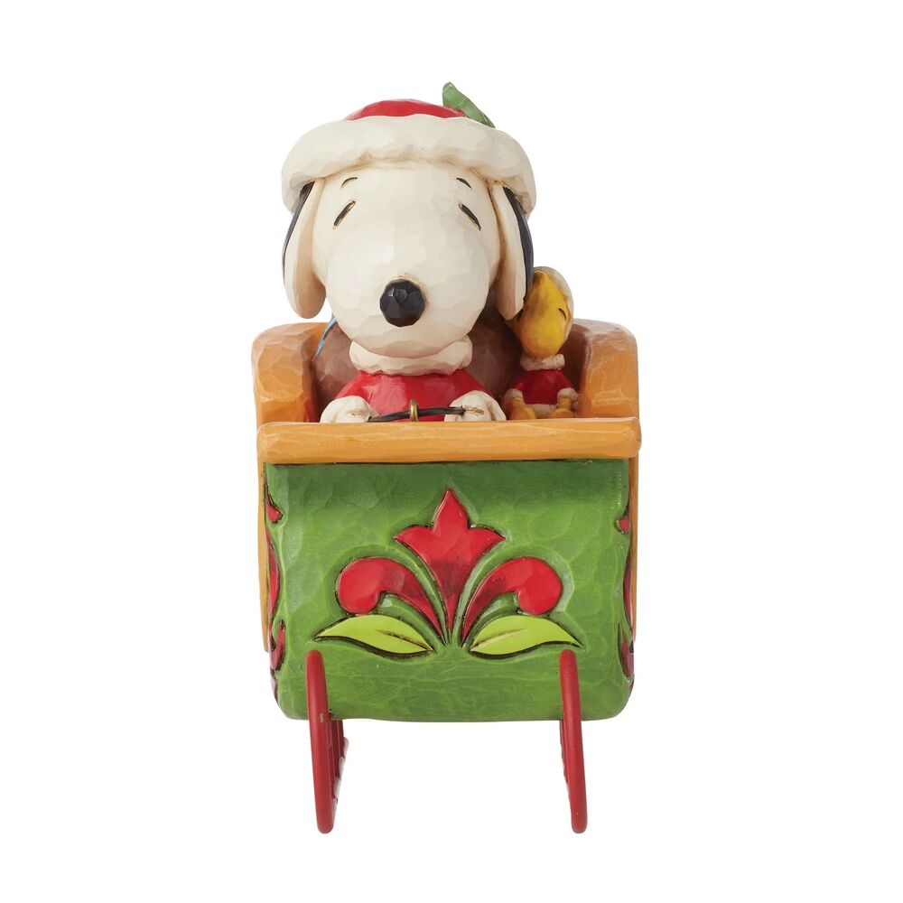 Peanuts by Jim Shore - Snoopy & Woodstock in Sleigh