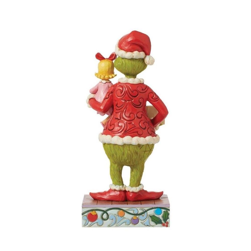 Dr Seuss The Grinch by Jim Shore - Grinch & Cindy Lou Holding Sign