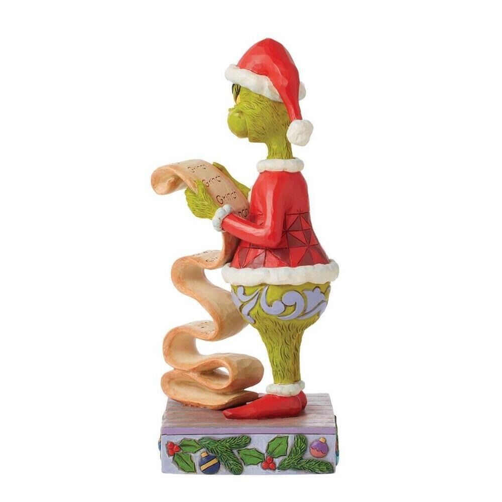 Dr Seuss The Grinch by Jim Shore - Grinch Holding Naughty/Nice List