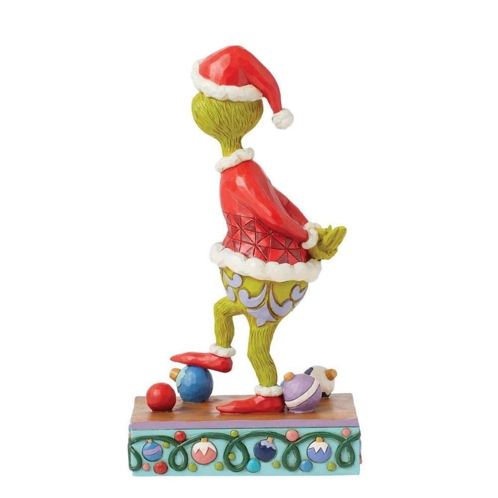 Dr Seuss The Grinch by Jim Shore - Grinch Stepping on Ornaments