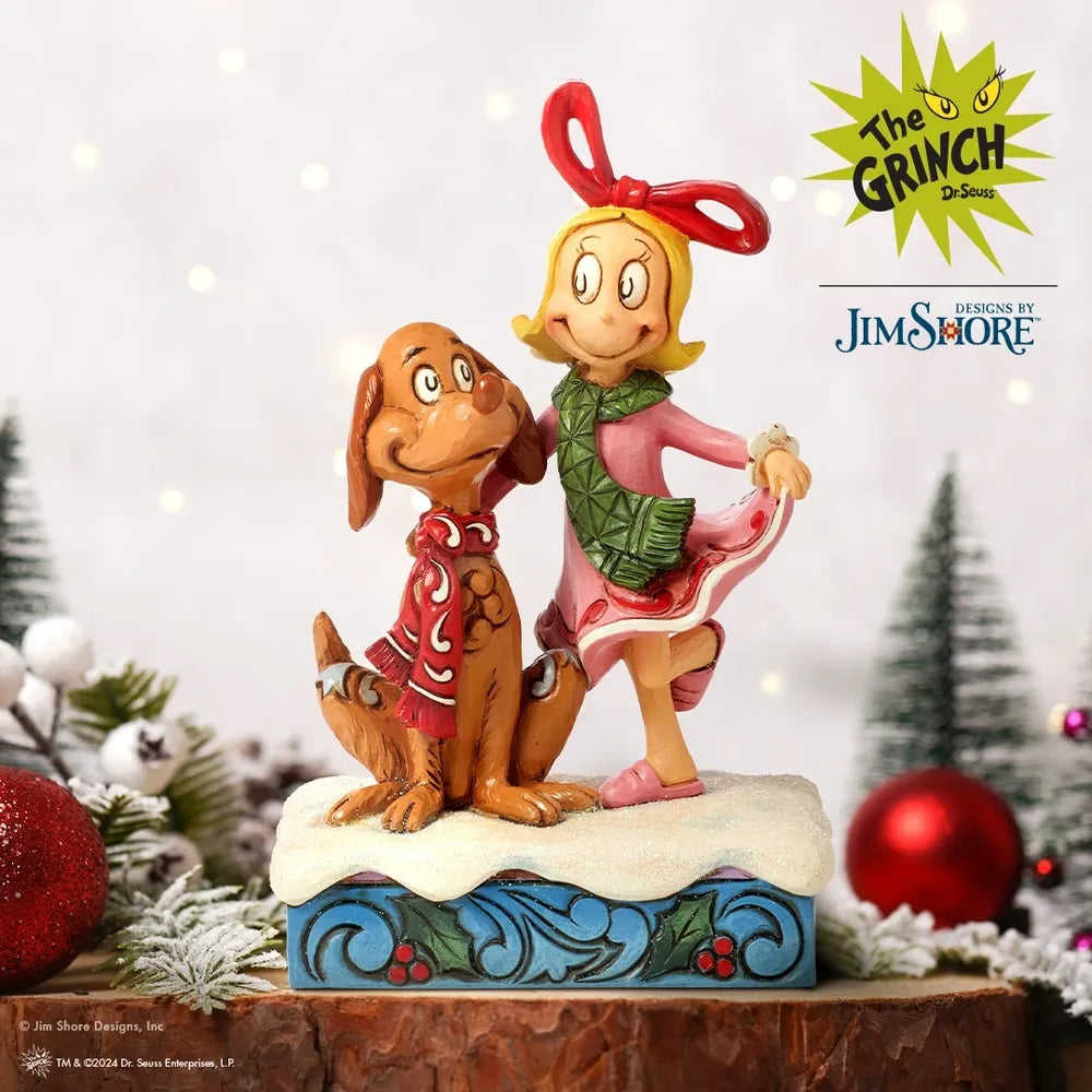 Dr Seuss The Grinch by Jim Shore - Cindy Lou and Max