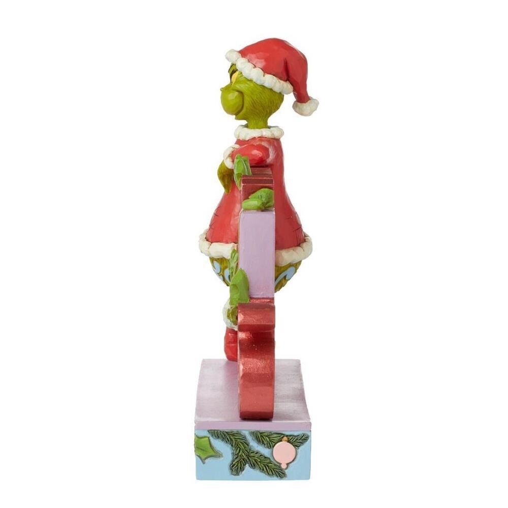 Dr Seuss The Grinch by Jim Shore - "Merry Grinchmas" Word