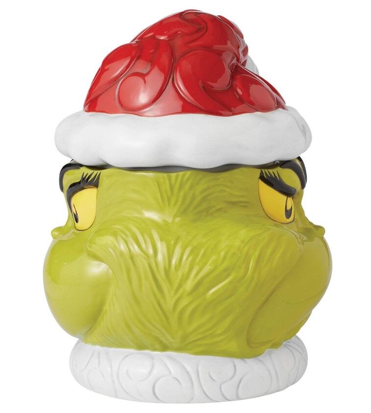 Dr Seuss The Grinch by Jim Shore - Grinch Naughty/Nice Cookie Jar