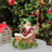 Jim Shore Heartwood Creek Gingerbread Christmas - Santa in LED Gingerbread Sleigh