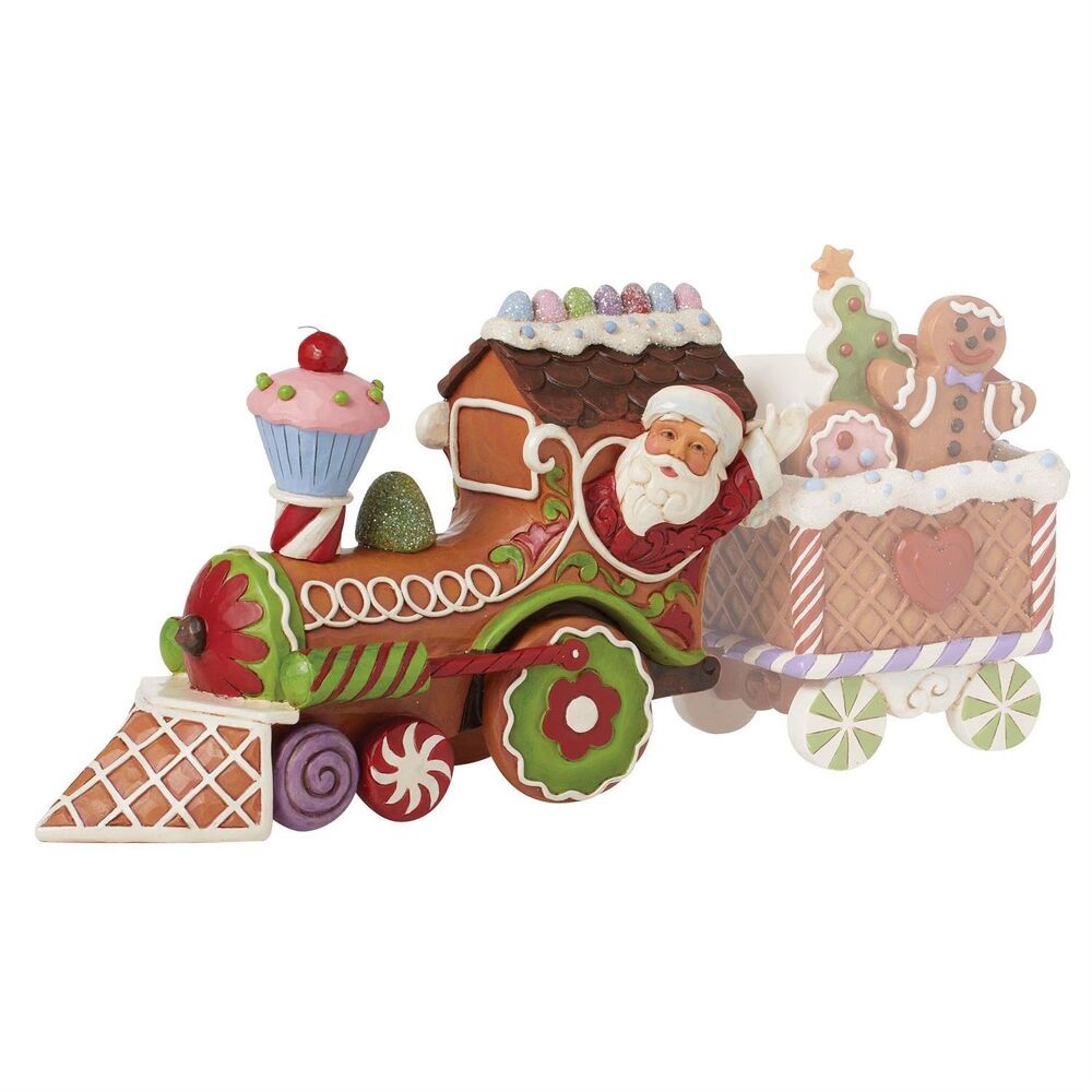 Jim Shore Heartwood Creek Gingerbread Christmas - Gingerbread Train Engine