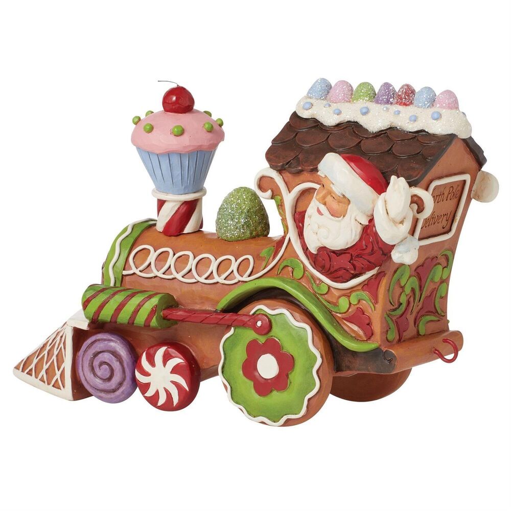 Jim Shore Heartwood Creek Gingerbread Christmas - Gingerbread Train Engine