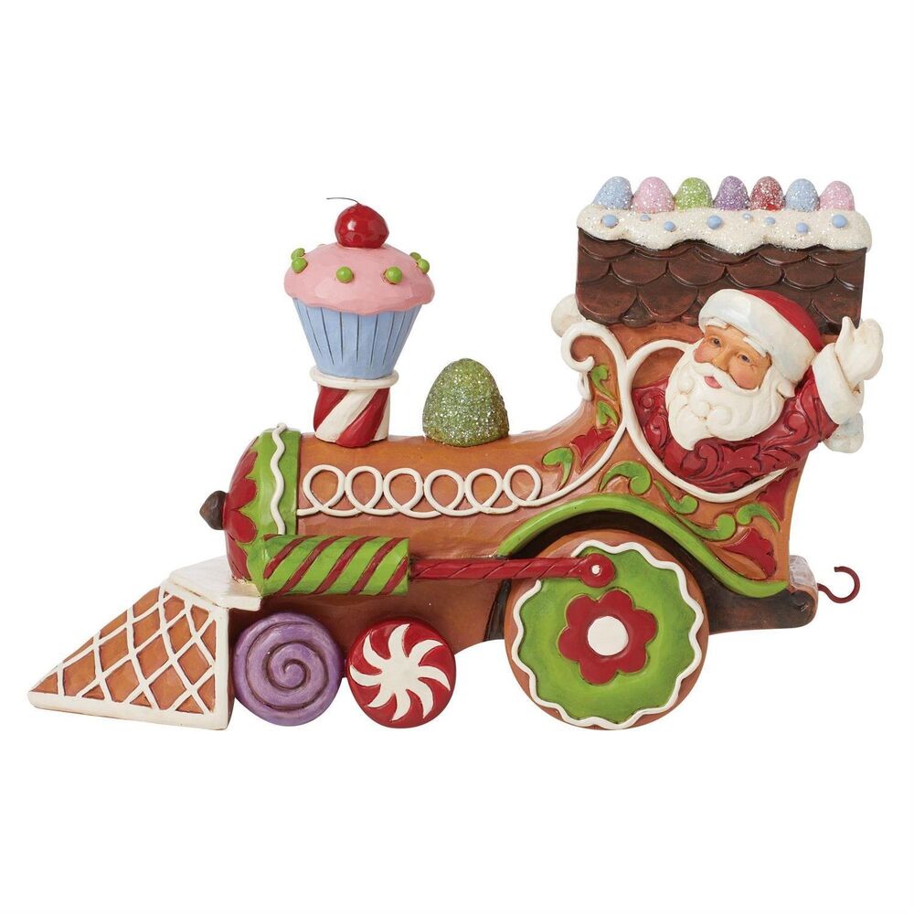 Jim Shore Heartwood Creek Gingerbread Christmas - Gingerbread Train Engine