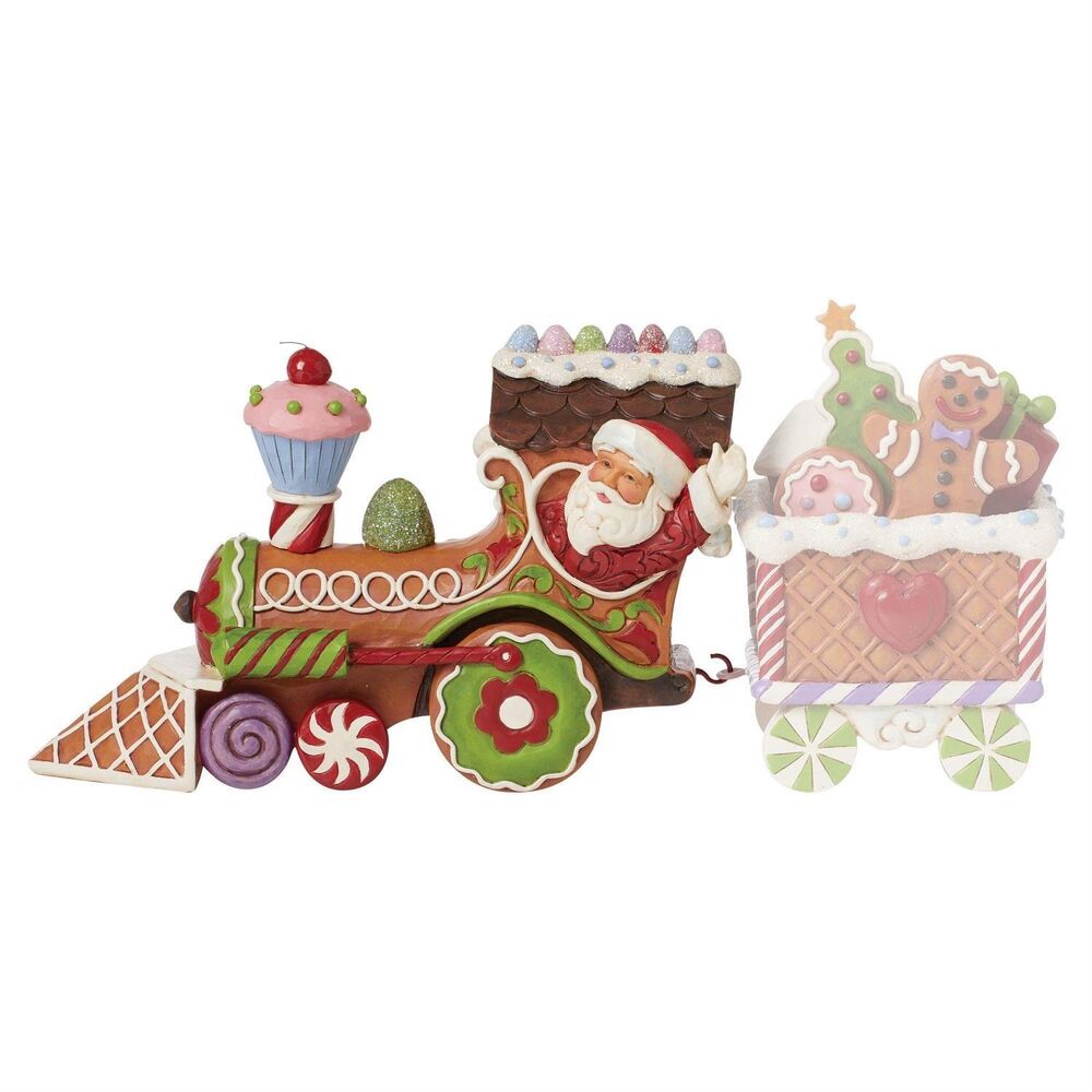 Jim Shore Heartwood Creek Gingerbread Christmas - Gingerbread Train Engine