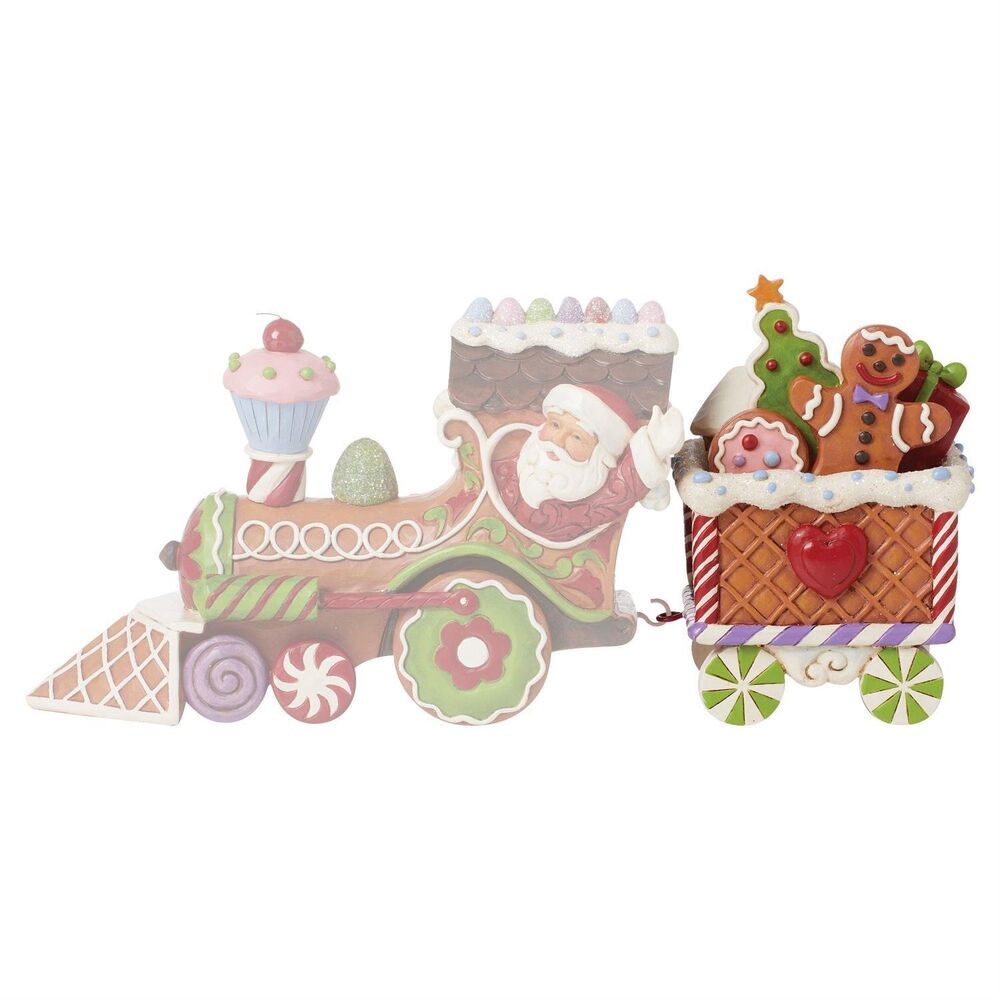 Jim Shore Heartwood Creek Gingerbread Christmas - Gingerbread Train Car