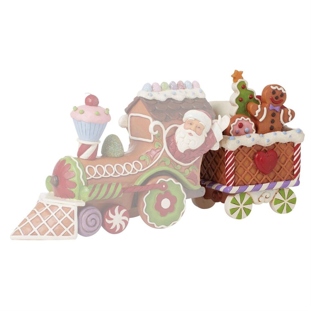 Jim Shore Heartwood Creek Gingerbread Christmas - Gingerbread Train Car