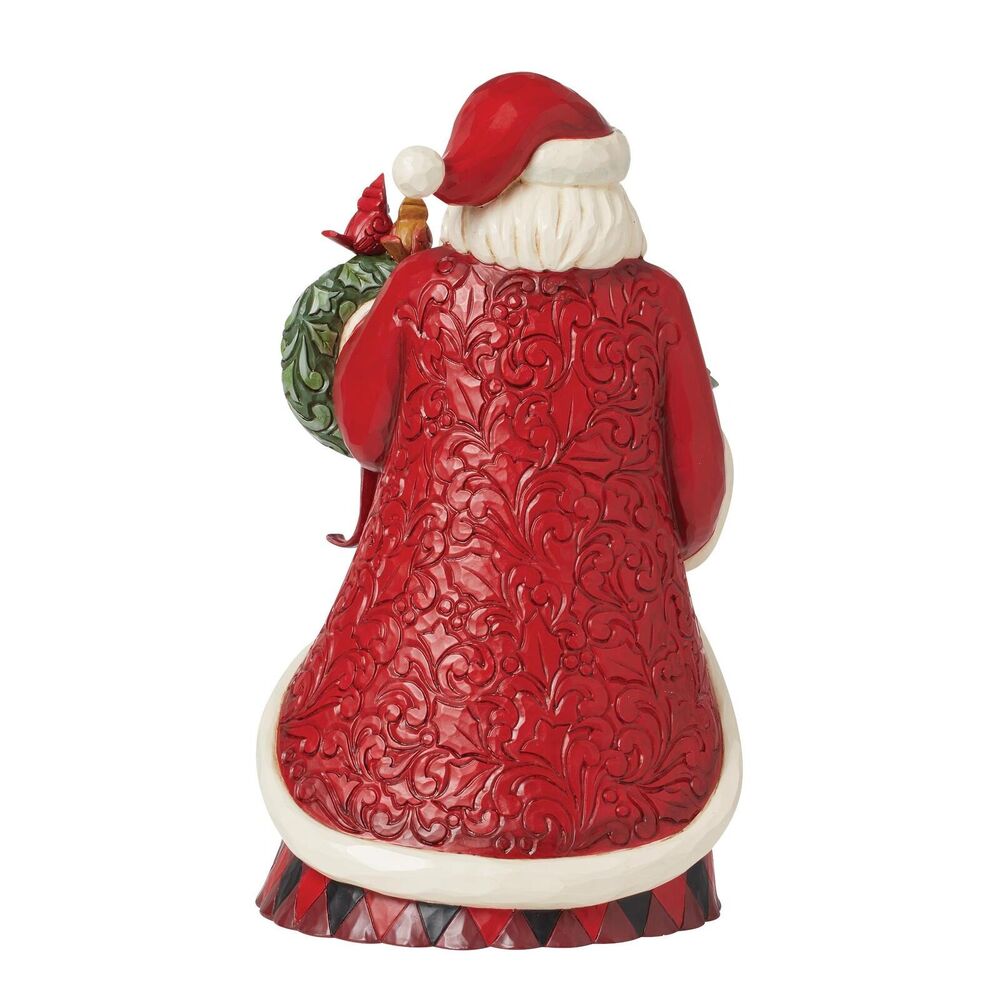 Jim Shore Heartwood Creek Highland Glen - Santa with Birdhouse