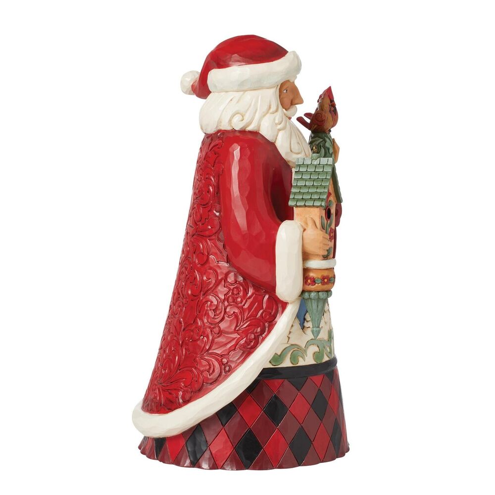 Jim Shore Heartwood Creek Highland Glen - Santa with Birdhouse