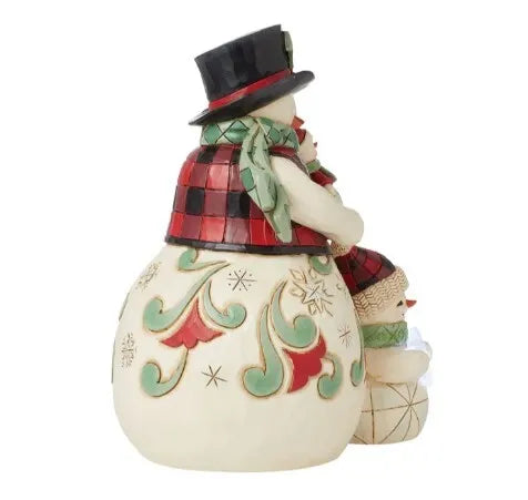 Jim Shore Heartwood Creek Highland Glen - Snowmen Family