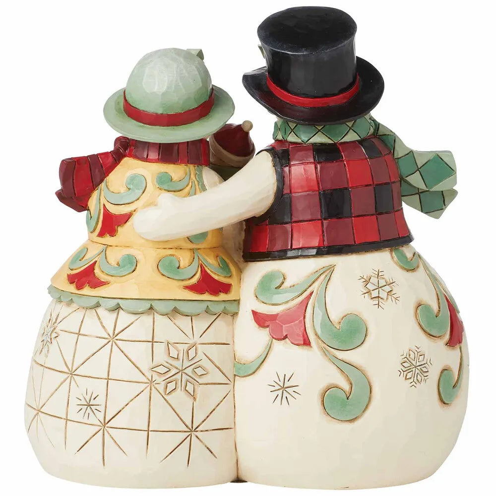 Jim Shore Heartwood Creek Highland Glen - Snowmen Family