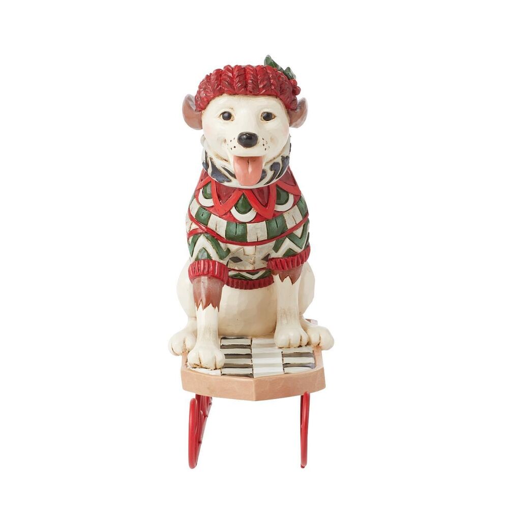 Jim Shore Heartwood Creek Highland Glen - Dog on Sled