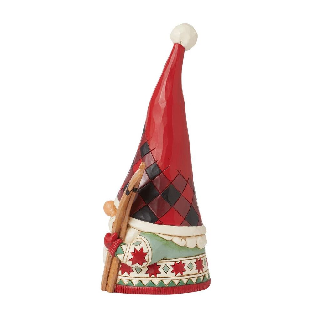 Jim Shore Heartwood Creek Highland Glen - Gnome with Skis
