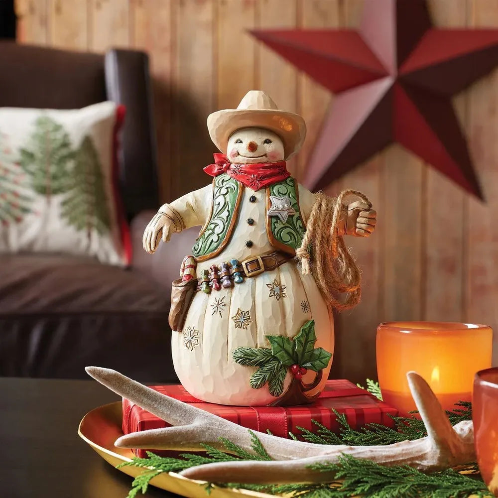 Jim Shore Heartwood Creek - Cowboy Snowman