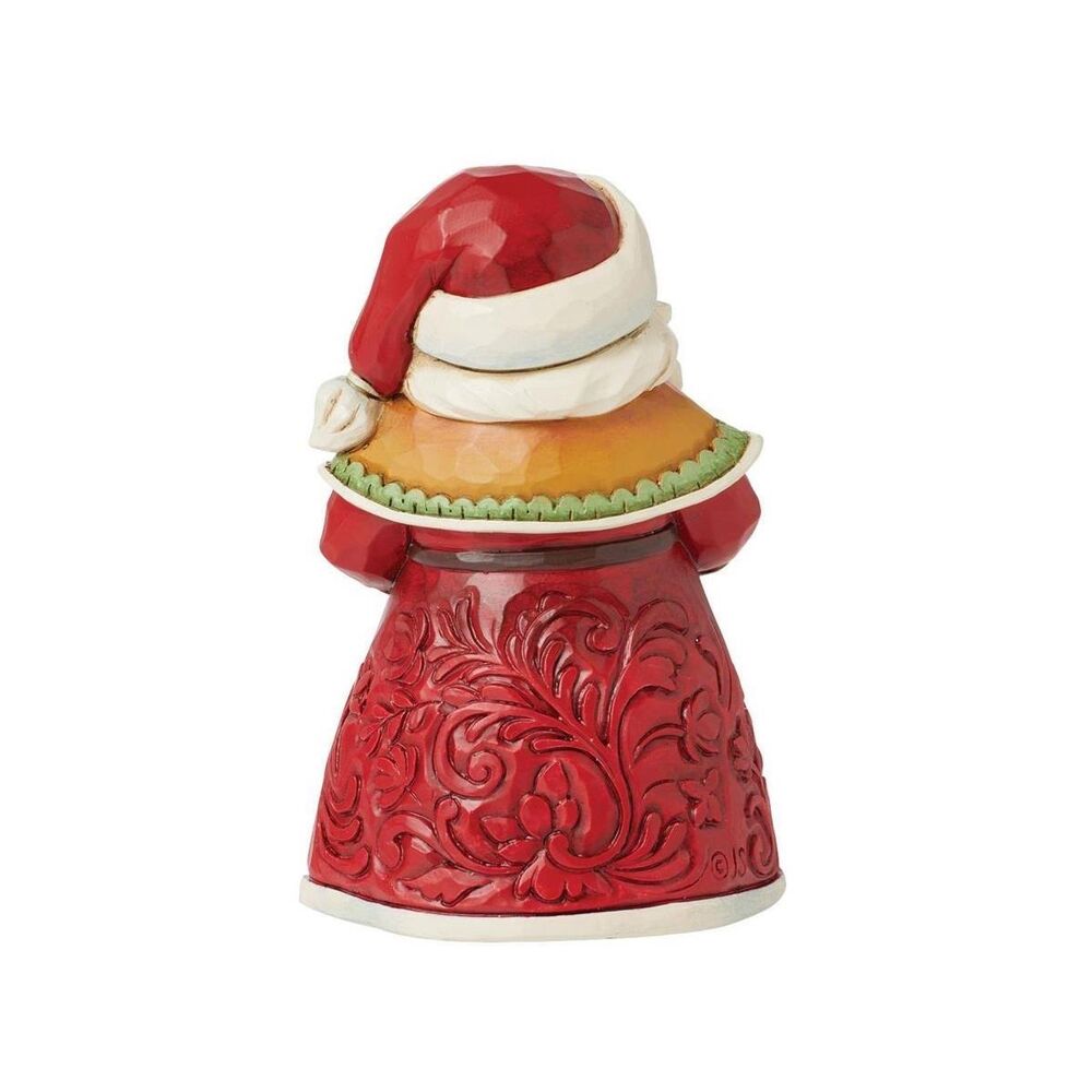 Jim Shore Heartwood Creek - Santa with Cardinal Mini Figurine