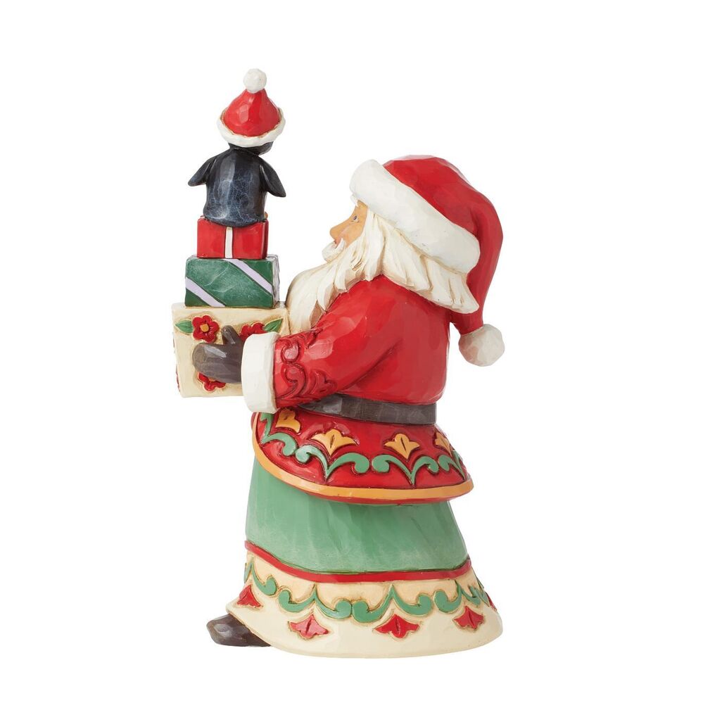 Jim Shore Heartwood Creek - Santa with Presents Pint Sized Figurine