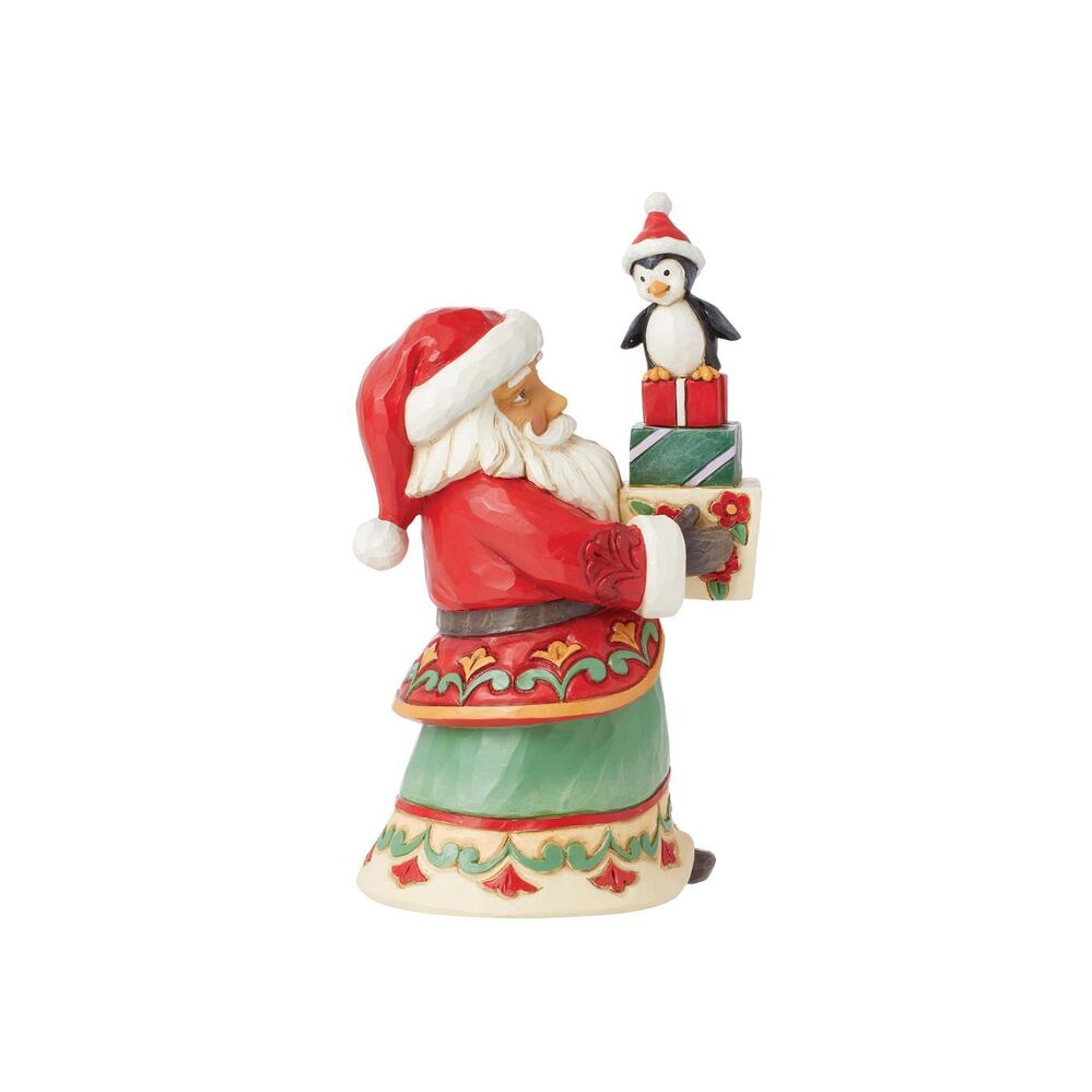 Jim Shore Heartwood Creek - Santa with Presents Pint Sized Figurine
