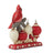 Jim Shore Heartwood Creek Nordic Noel - Christmas Cardinal