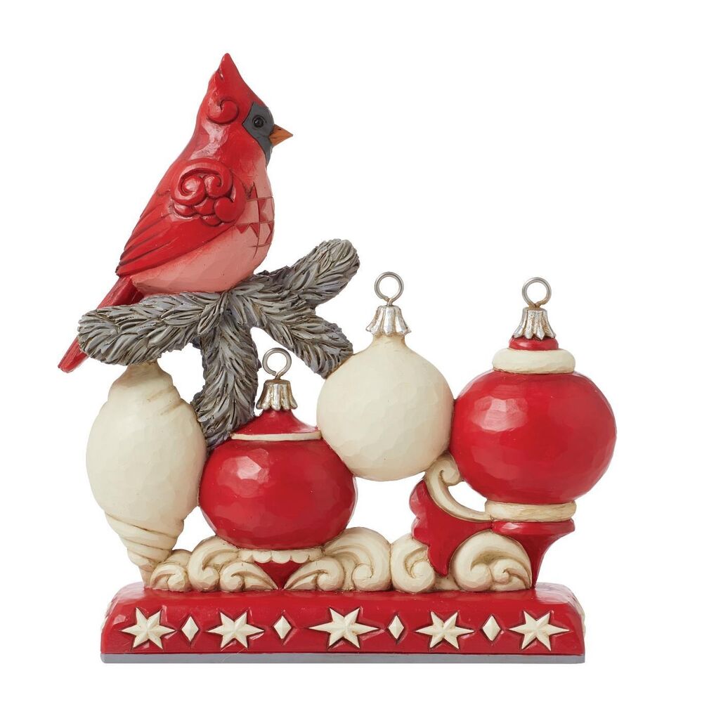 Jim Shore Heartwood Creek Nordic Noel - Christmas Cardinal