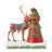 Jim Shore Heartwood Creek - Santa Standing with Reindeer