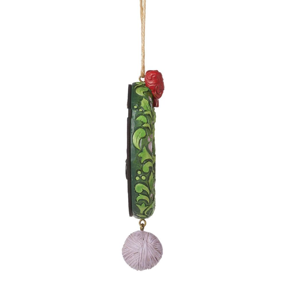 Jim Shore Heartwood Creek - Cat Pet Wreath Frame Hanging Ornament