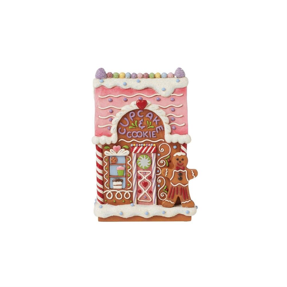 Jim Shore Heartwood Creek Gingerbread Christmas - Gingerbread LED Bakery