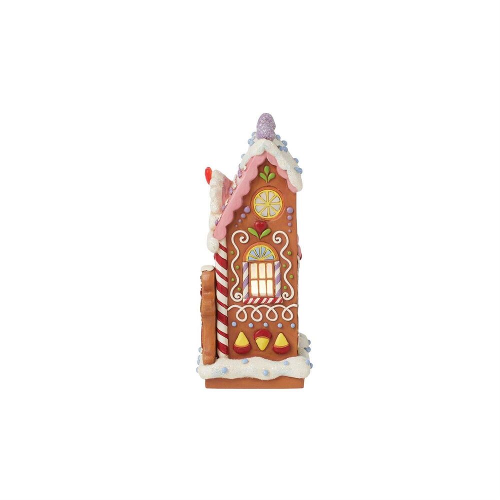 Jim Shore Heartwood Creek Gingerbread Christmas - Gingerbread LED Bakery