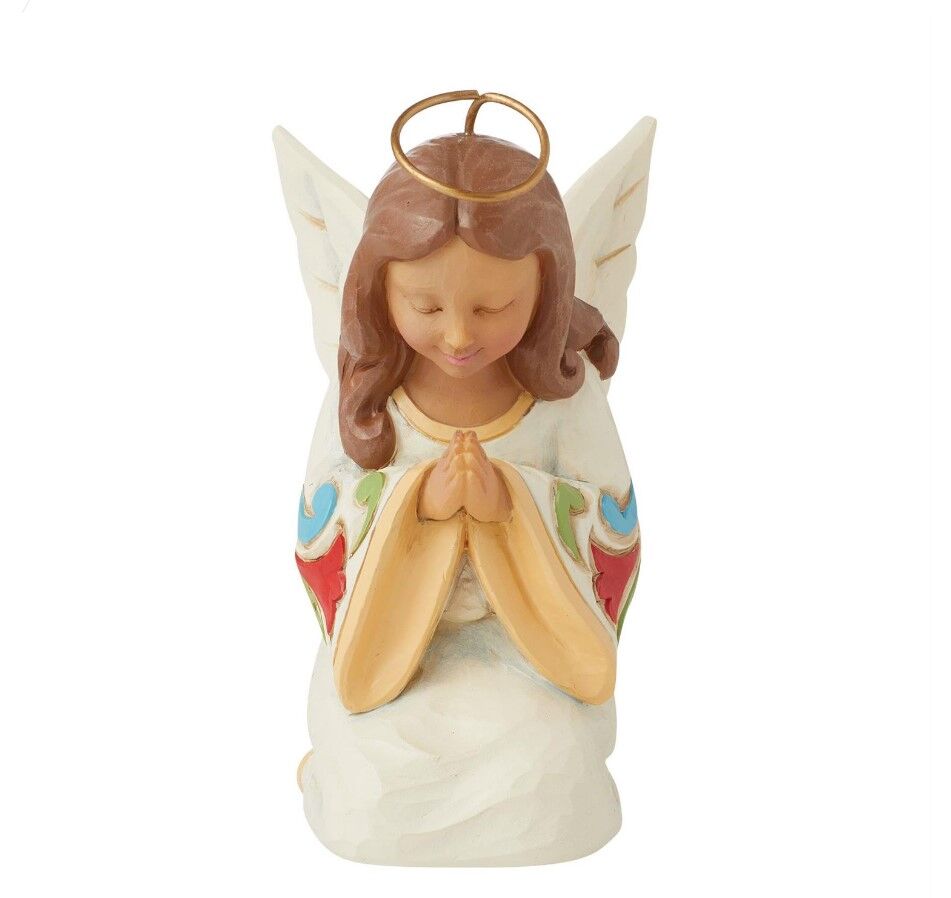 Jim Shore Heartwood Creek - Praying Angel Mini Figurine